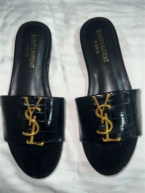 ysl slides fake|are ysl shoes real.